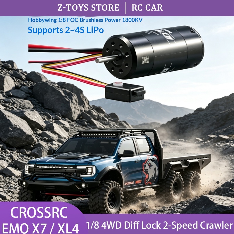 CROSSRC EMO X7 XL4 1/8 스케일 RC  - Rc Hobby Grade Truck 리뷰 및 가격